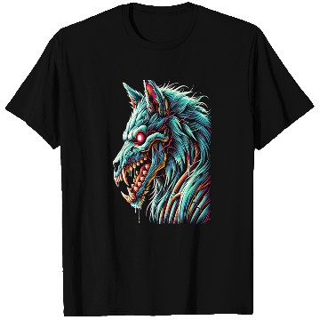 Discover 7D2D Inspired Neon Zombie Direwolf T Shirts