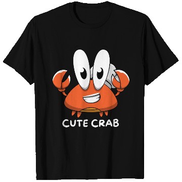 Discover Cute Crab – Adorable & Playful Design! T Shirts