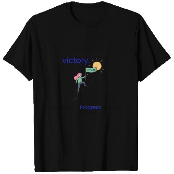 Discover Every small step is a victory. T Shirts