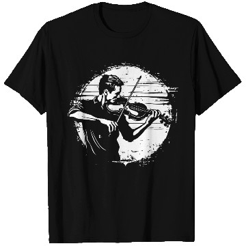 Discover Violin Boy Sketch T Shirts