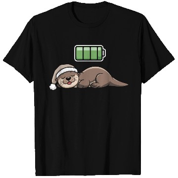 Discover Sea Otter Sleeping Recharging Night Bedtime T Shirts