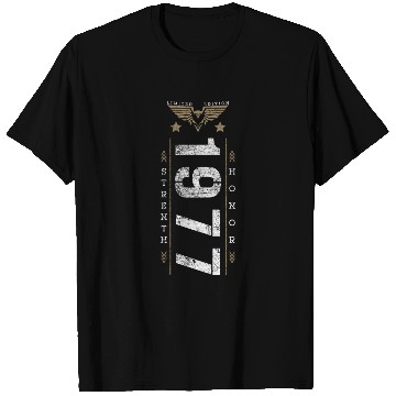 Discover Limited Edition 1977 Strength and Honor Birthday T Shirts