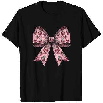 Discover Coquette Bow Robot Mothers Day Robotics Pattern T Shirts
