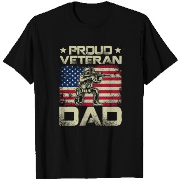 Discover Proud Veteran Dad T Shirts