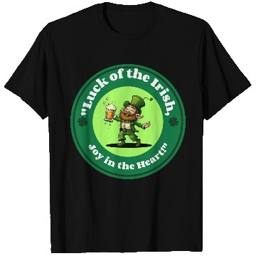 Discover luck of the irish joy in the heart T Shirts