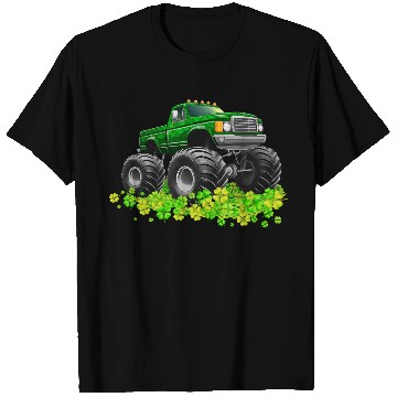 Discover St Patricks Day Toddler Lucky Monster Truck T Shirts