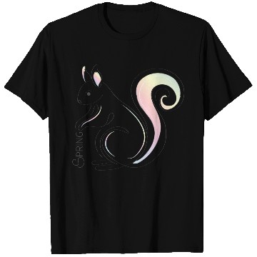 Discover Squirrel Illustration - Spring Inspiration T Shirts