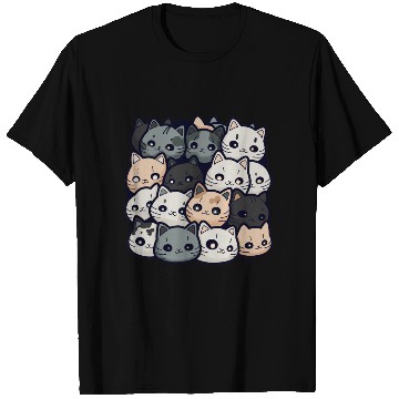 Discover Cute Cat Pile: Adorable Kittens Stack T Shirts