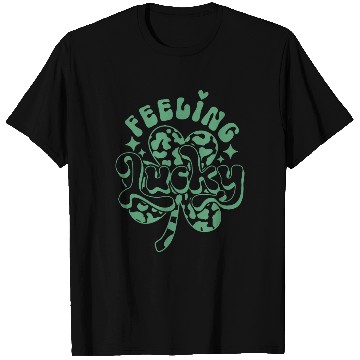 Discover Feeling Lucky | St. Patrick’s Day Clover Leaf T Shirts