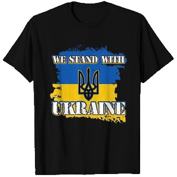 Discover We Stand With Ukraine Support T Shirts