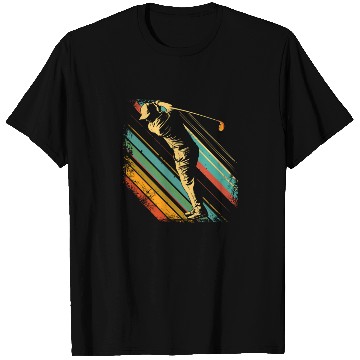 Discover Golf Player 80s Look T Shirts