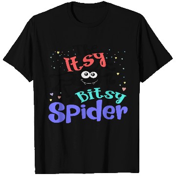 Discover The Itsy Bitsy Spider – Whimsical Nursery Rhyme T Shirts