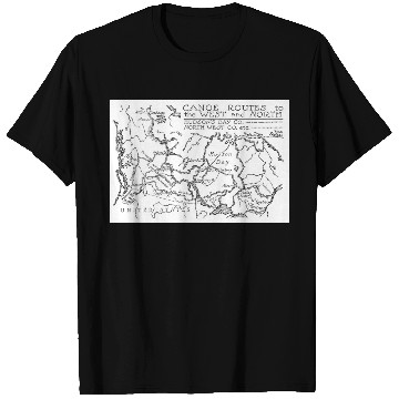 Discover Fur Trade Canoe Routes T Shirts