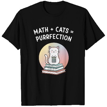 Discover Math + Cats = Purrfection T Shirts