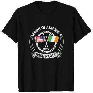 Discover Made In America With Irish Parts USA US T Shirts