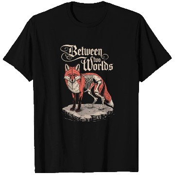 Discover Between Two Worlds Dark Cottagecore Fox Art T Shirts
