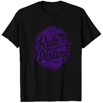 Discover Rule Your Destiny Lion art & Design T Shirts