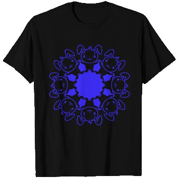 Discover Many Rabbits Circle Holding Hands Friends Love Fun T Shirts