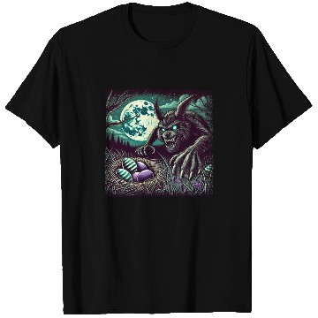 Discover Creepy Werewolf Easter Bunny Nightmare T Shirts