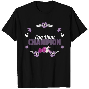 Discover Egg Hunt Champion Easter T Shirts