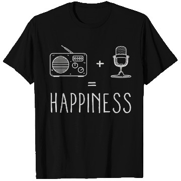 Discover Radio Microphone Happiness T Shirts