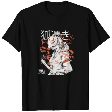 Discover Kitsune Warrior Spirit T Shirts