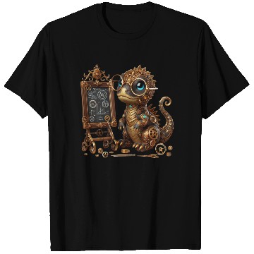 Discover Steampunk Dragon Cute Baby Steampunk Dragon Art T Shirts