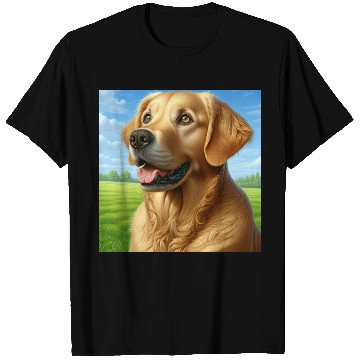 Discover Realistic Golden Retriever T Shirts