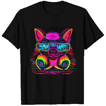 Discover Neon Style 80s Retro Party Color Glow T Shirts