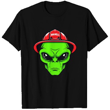 Discover Grey Alien Fireman T Shirts