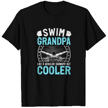 Discover Swim Grandpa - Classic Stars & Stripes Edition T Shirts