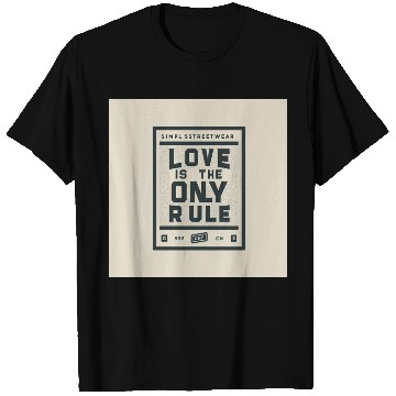 Discover Streetwear Love Rule T Shirts