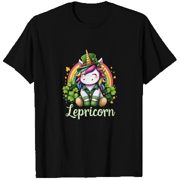 Discover Lepricorn St Patrick's Day Magic Unicorn Charm T Shirts