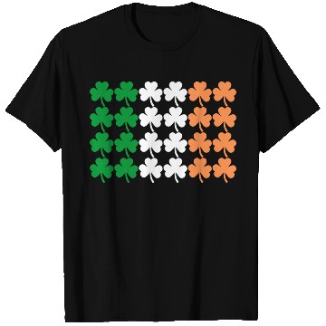 Discover Ireland Shamrock Flag T Shirts
