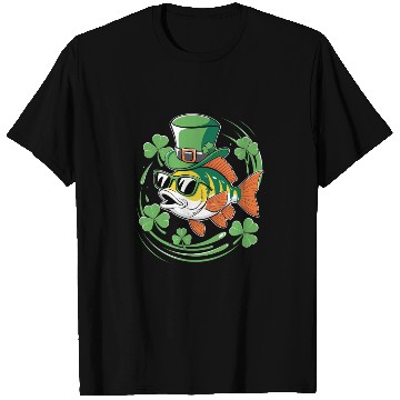 Discover St. Patrick's Day With Fish And Clover Leaves T Shirts