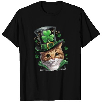Discover Irish Cat Shamrock St Patricks Day T Shirts