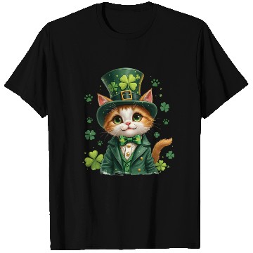 Discover Shamrock Irish Cat St Patricks Day T Shirts