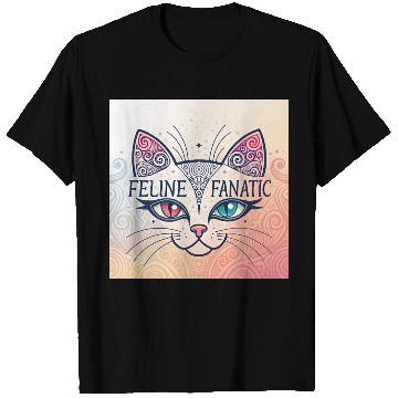 Discover Feline Fanatic T Shirts - Cat Lover T Shirts - Unique Ca