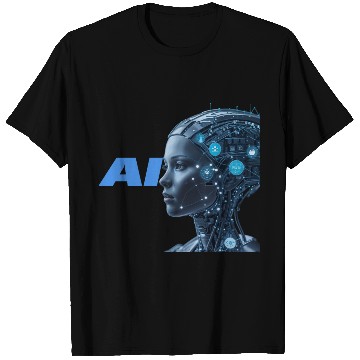 Discover Futuristic AI Cybernetic Human Design T Shirts