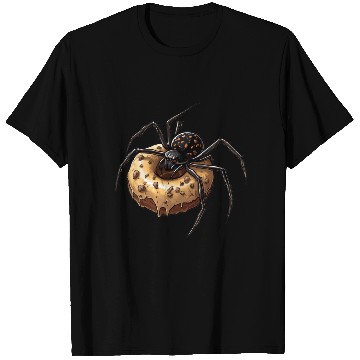 Discover Donut Spider Funny Creative Motif T Shirts