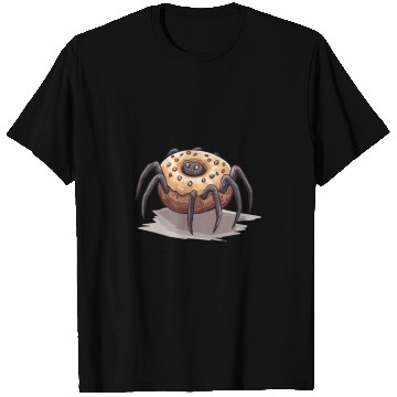 Discover Donut Spider Funny Creative Motif T Shirts