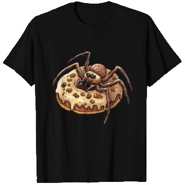 Discover Donut Spider Funny Creative Motif T Shirts