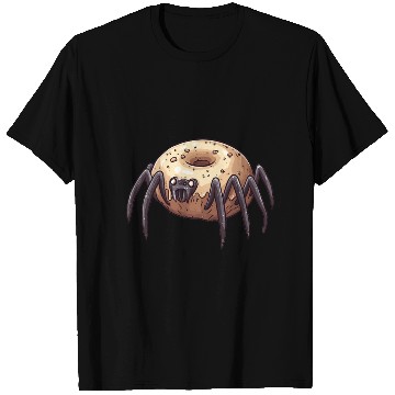 Discover Donut Spider Funny Creative Motif T Shirts