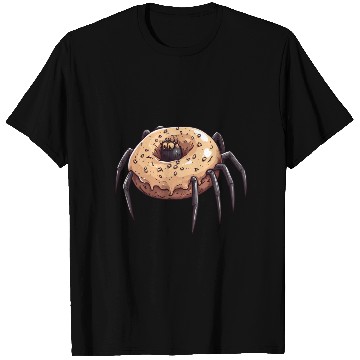 Discover Donut Spider Funny Creative Motif T Shirts