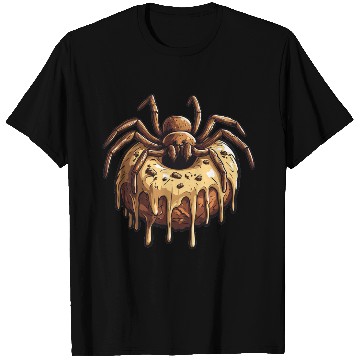 Discover Donut Spider Funny Creative Motif T Shirts