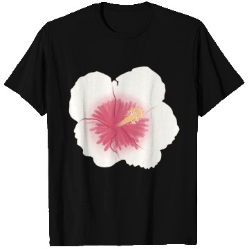 Discover pink hibiscus flower T Shirts