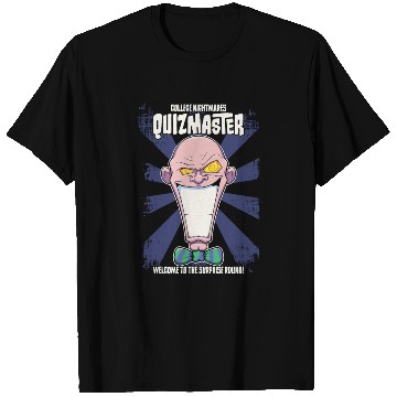 Discover Quizmaster Funny Cartoon College T Shirts