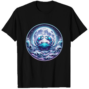 Discover Cancer - Lunar Crab of the Cosmos T Shirts