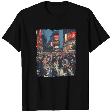 Discover I SURVIVED SHIBUYA CROSSING - JAPAN THEME T Shirts