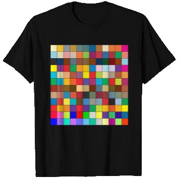Discover "Vibrant Multi-Color Square Box Design T Shirts"